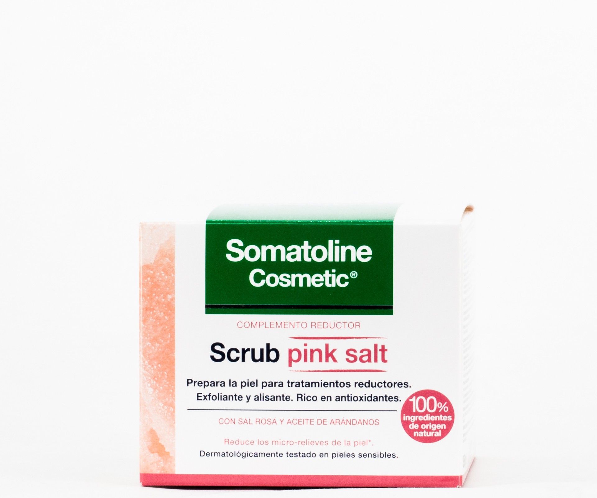 Somatoline Esfoliante de Sal Rosa, 350gr.