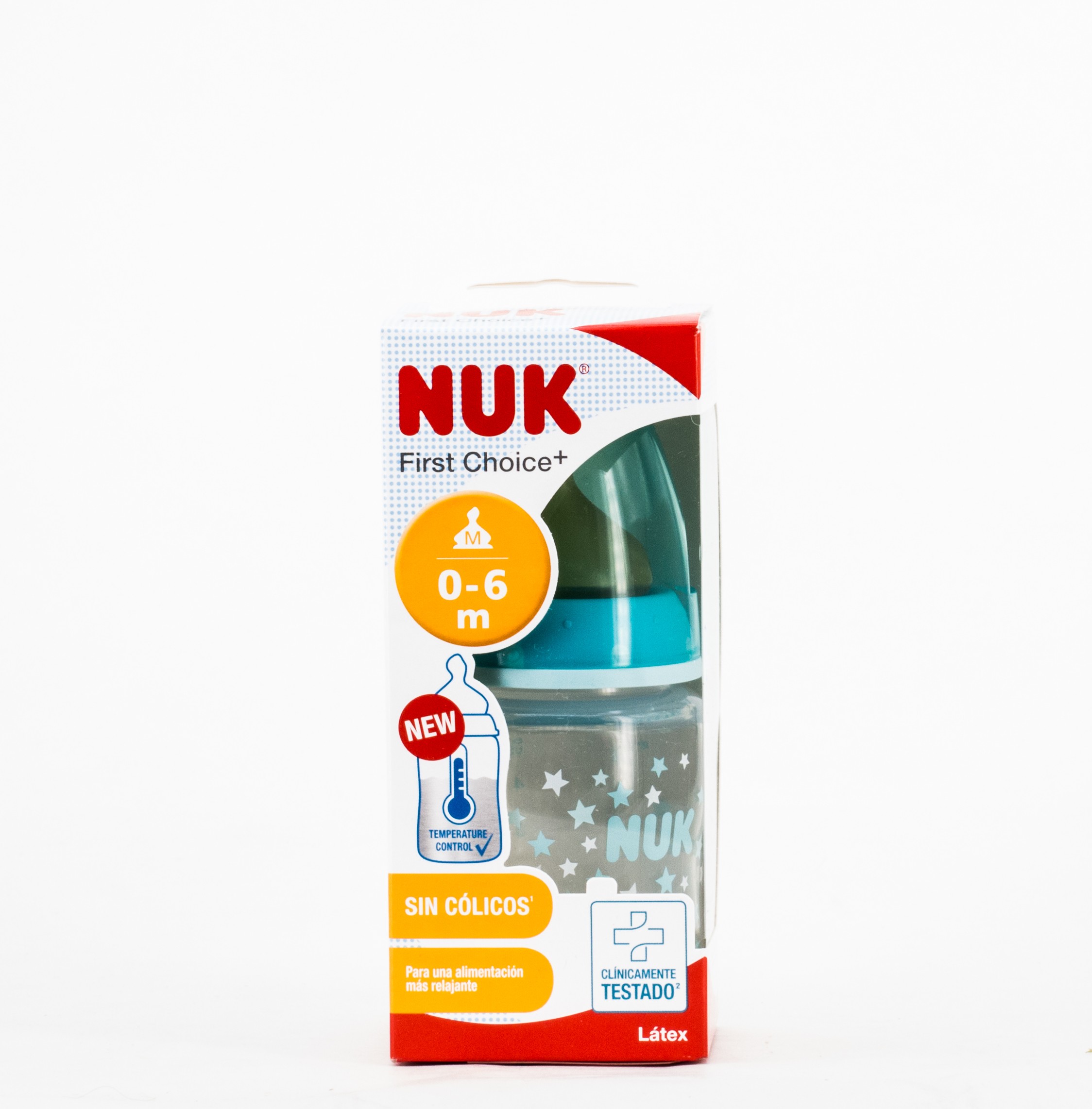 NÃO Garrafa de látex M 0-6m, 150ml.