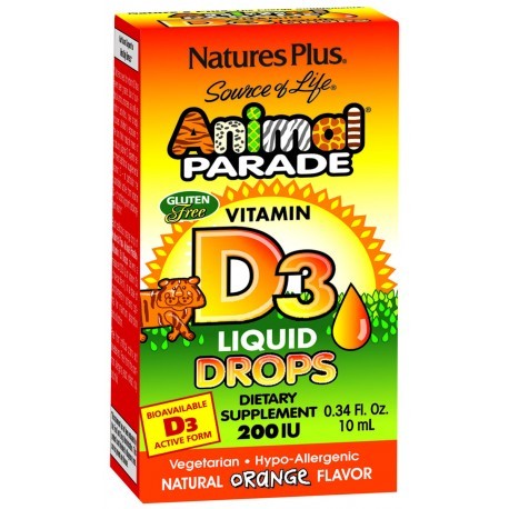 Naturezas e animais desfilam vidas. D3 gotas 10 ml.