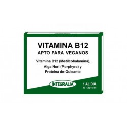 Integralia Vegan Vitamina B12 30 Cápsulas