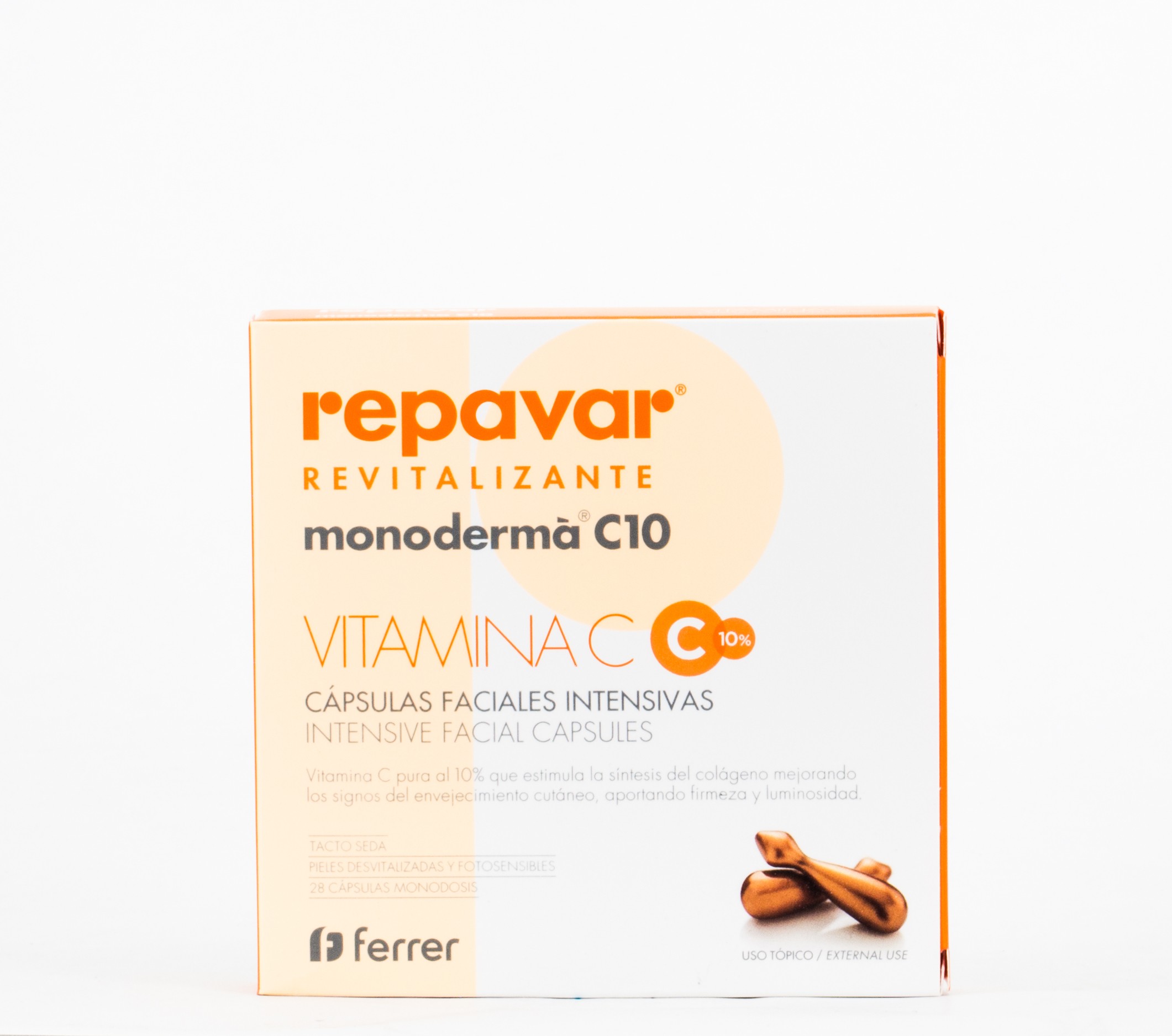 Repavar Monoderma C10 Revitalizante 28 Cápsulas