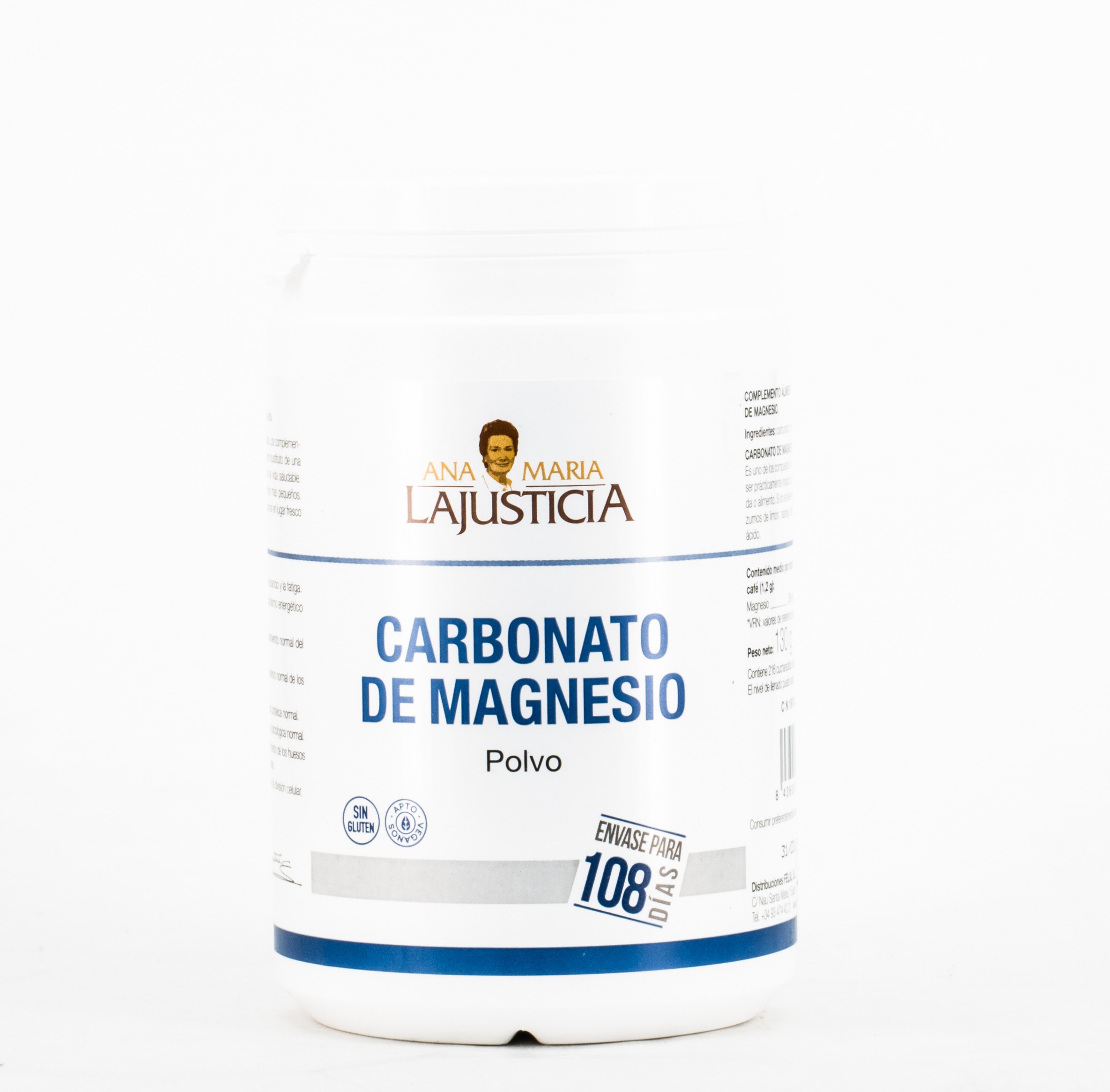 AnaMaría Lajusticia Carbonato de Magnésio, 130g