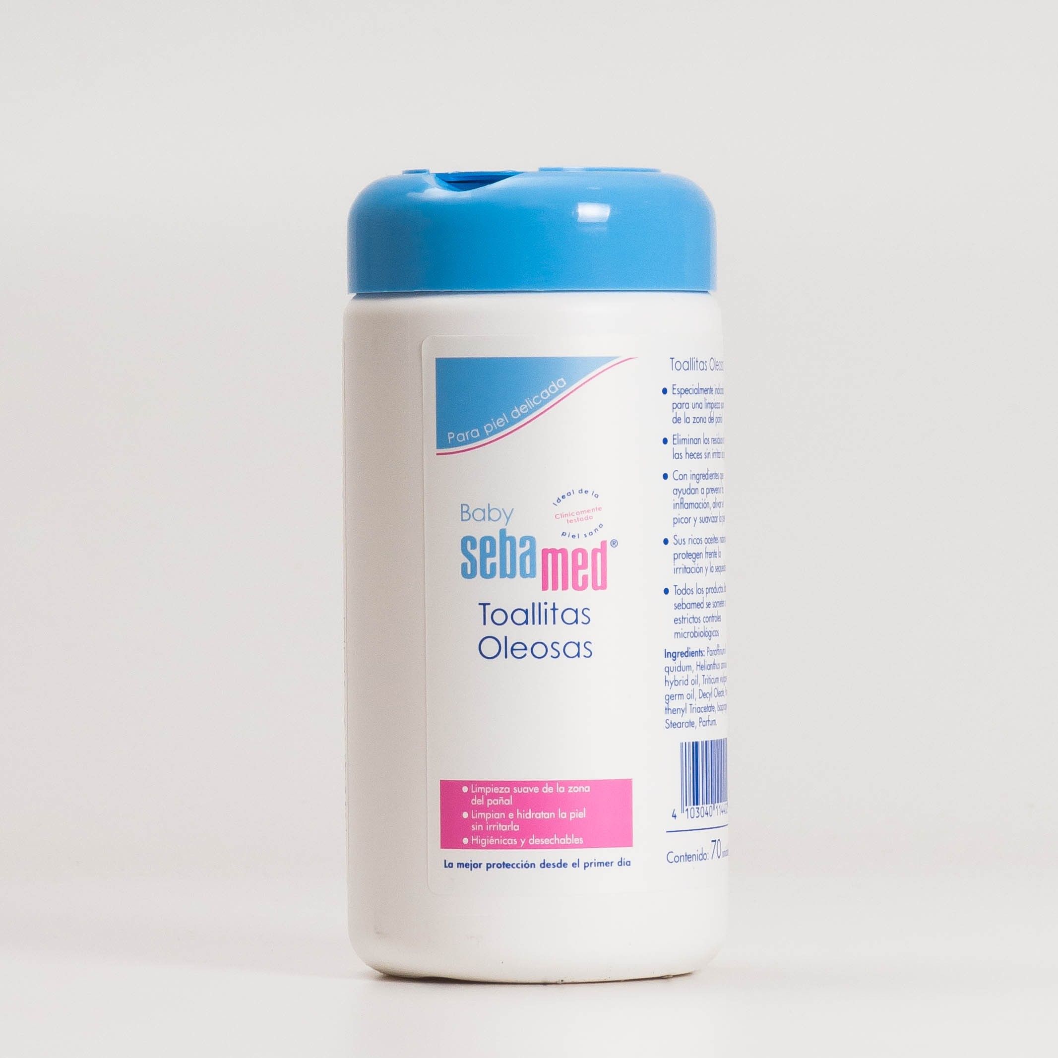 Lenços oleosos Sebamed, 70pcs