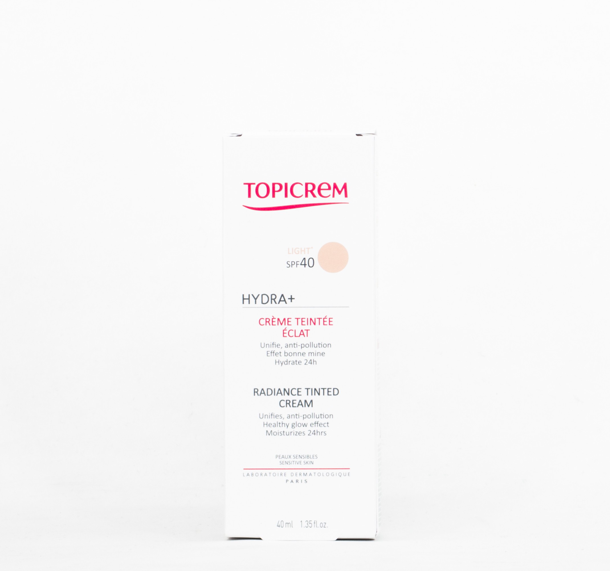 Topicrem Hydra+ Light Creme Iluminador, 40ml.