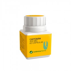 BotanicaPharma Quitosana 400mg, 60 cápsulas.