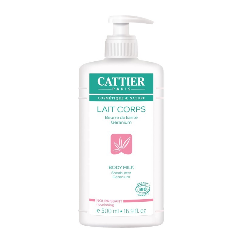 Leite Corporal Nutritivo Cattier, 500ml.