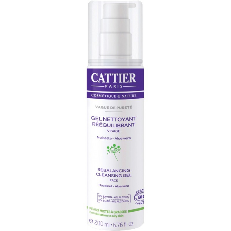 Gel de Limpeza Rebalanceador Cattier, 200 ml.