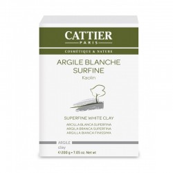 Argila Branca Superfina Cattier, 200g.