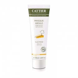 Máscara de Argila Amarela Cattier (Pele Seca), 100ml.