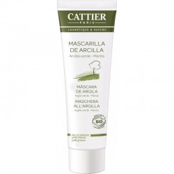 Máscara de Argila Verde Cattier (Pele Oleosa), 100ml.