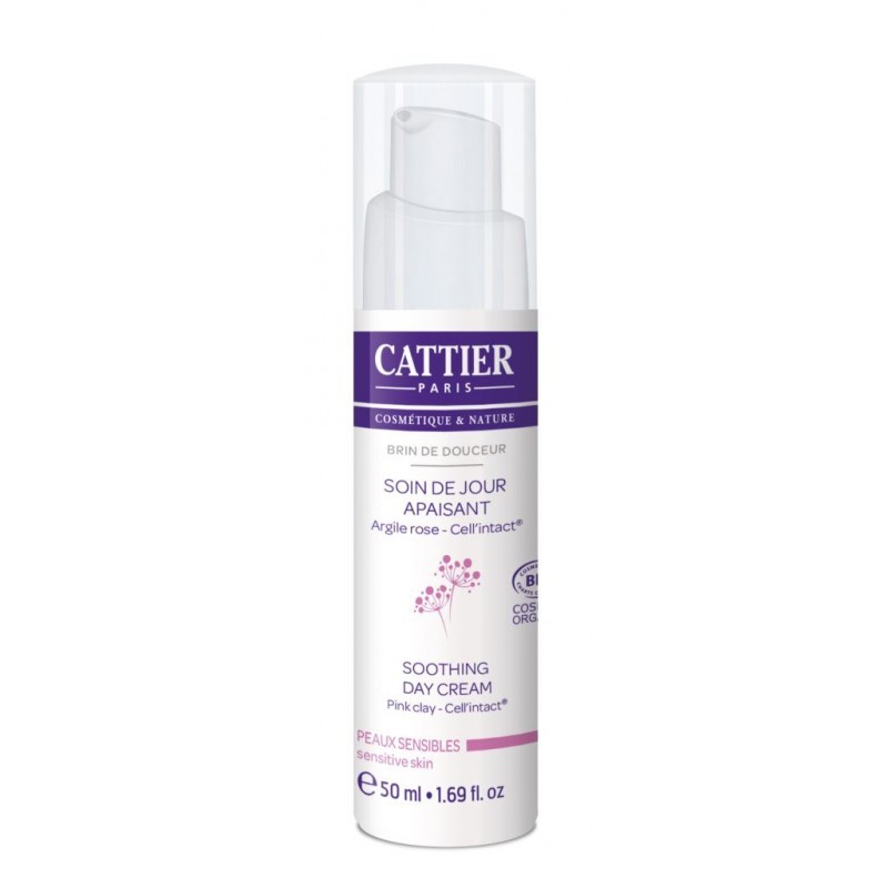 Creme de Dia Calmante Cattier 50 ml.