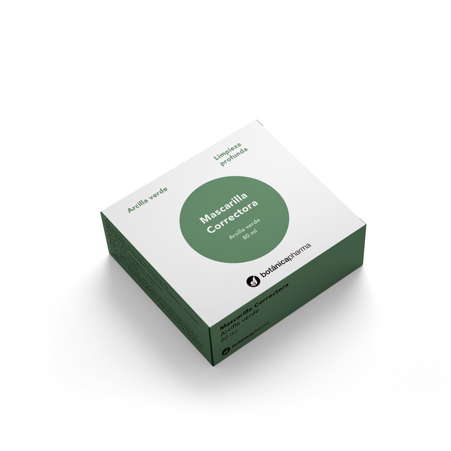 BotanicaPharma Máscara Corretiva de Argila Verde, 80ml.