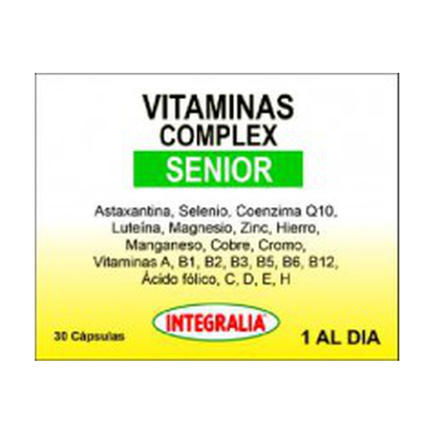 Integralia Vitaminas Complex Senior 30 Cápsulas