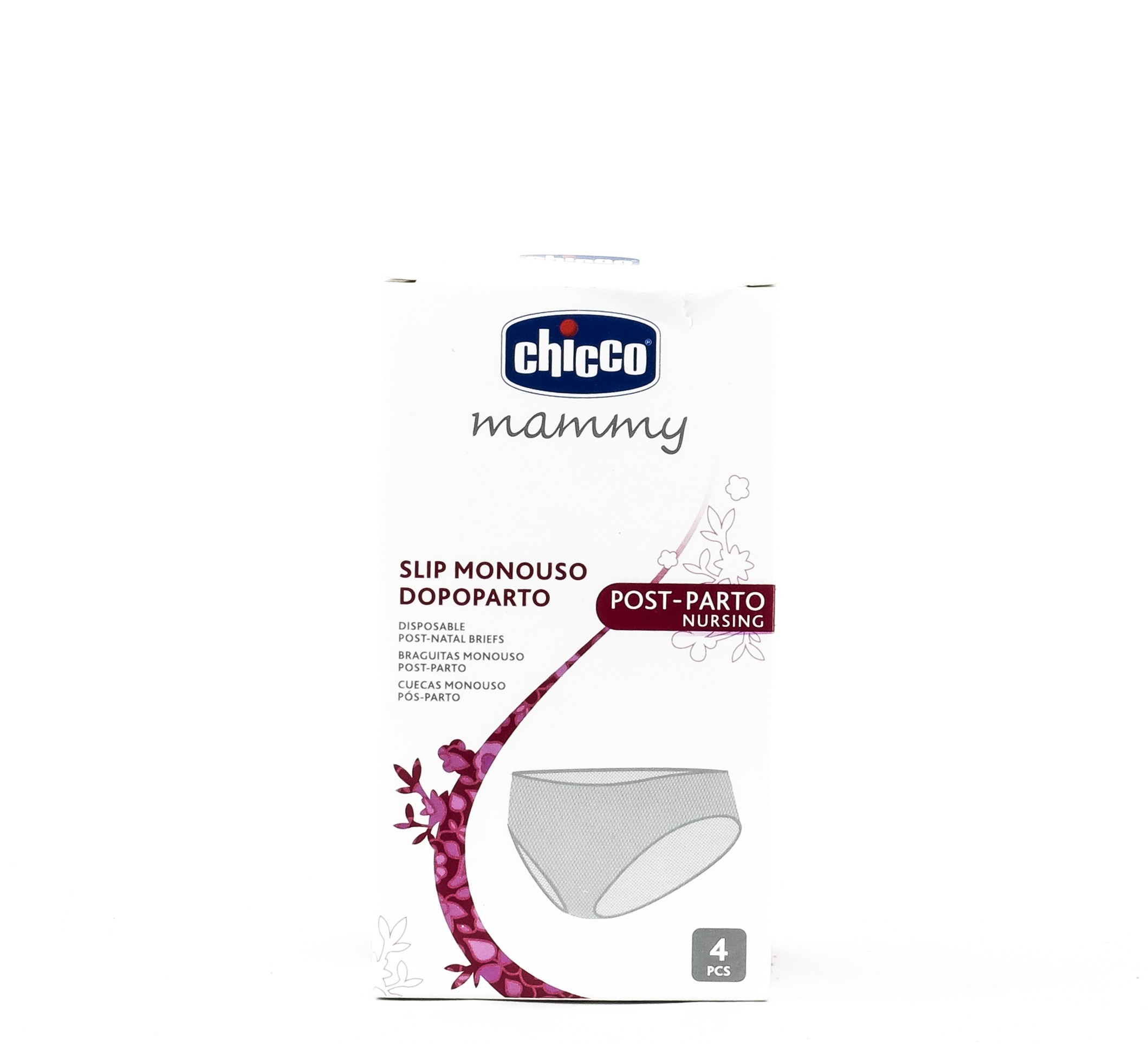 Chicco Mammy Descartável Pós-Parto Calcinha T-3, 4Pcs.