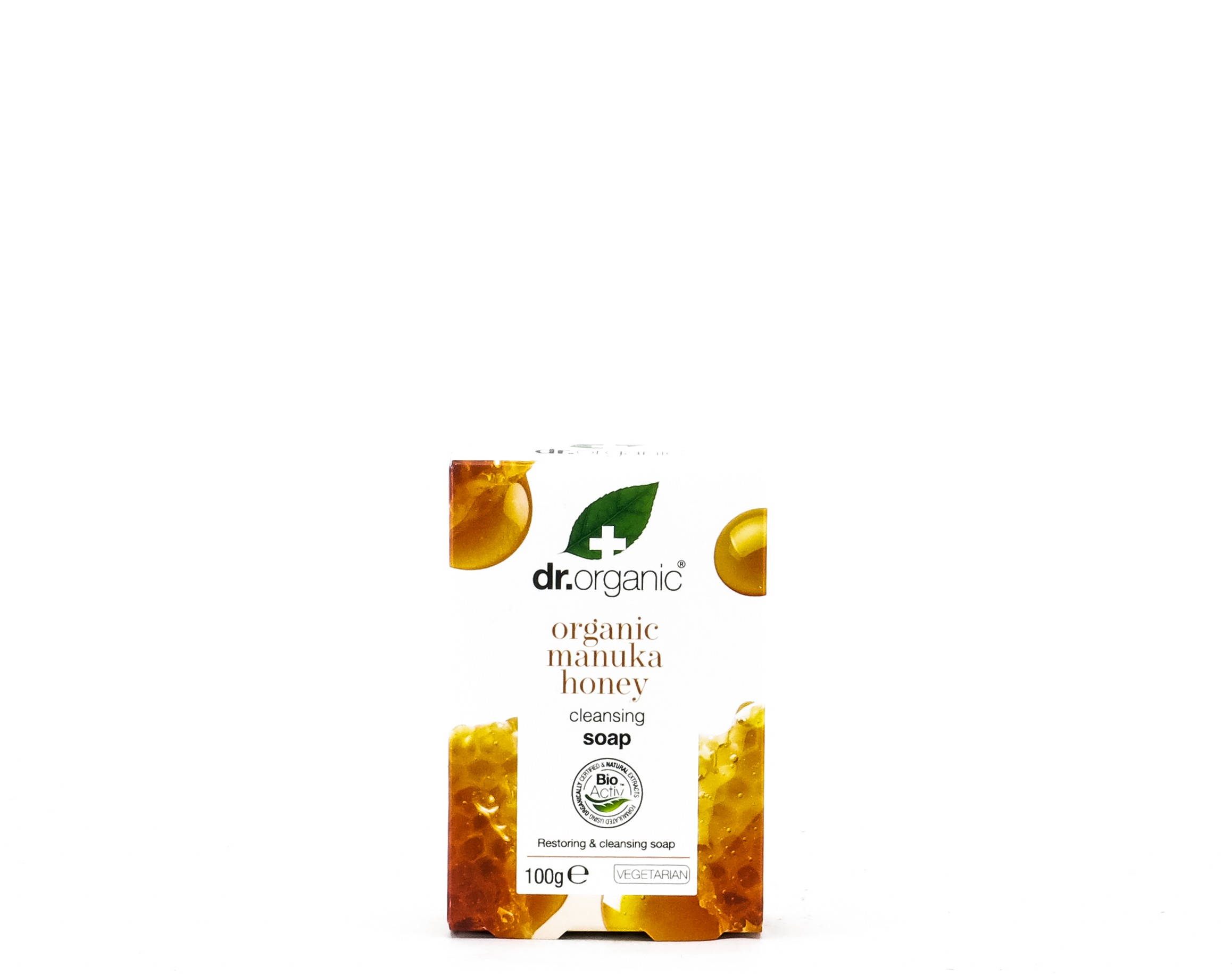 Dr Organic Manuka Sabonete Honey Bar, 100g,