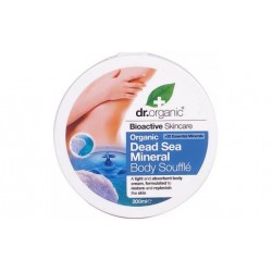 Dr Organic Dead Sea Mineral Body Soufflé Cream, 200ml.