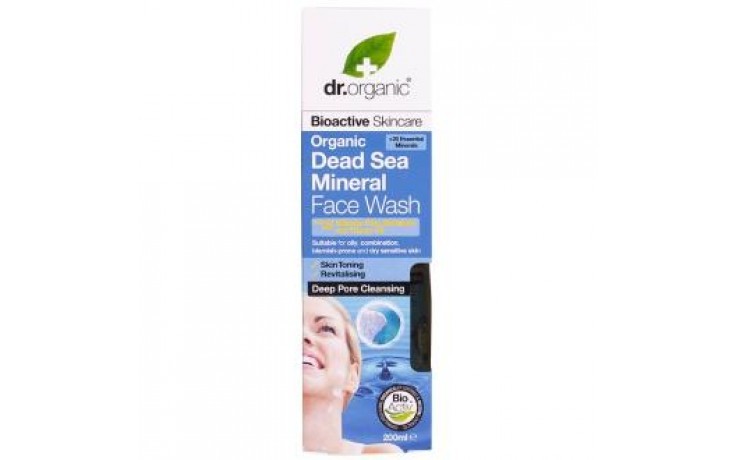 Dr Limpador Facial Mineral Orgânico do Mar Morto, 200ml.