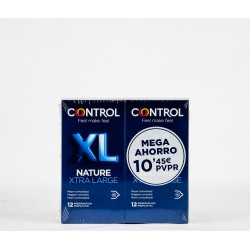 Controle Natureza XL. Poupança, 12+12 preservativos.