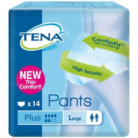 Tena Pants Plus tamanho L, 14 unid.