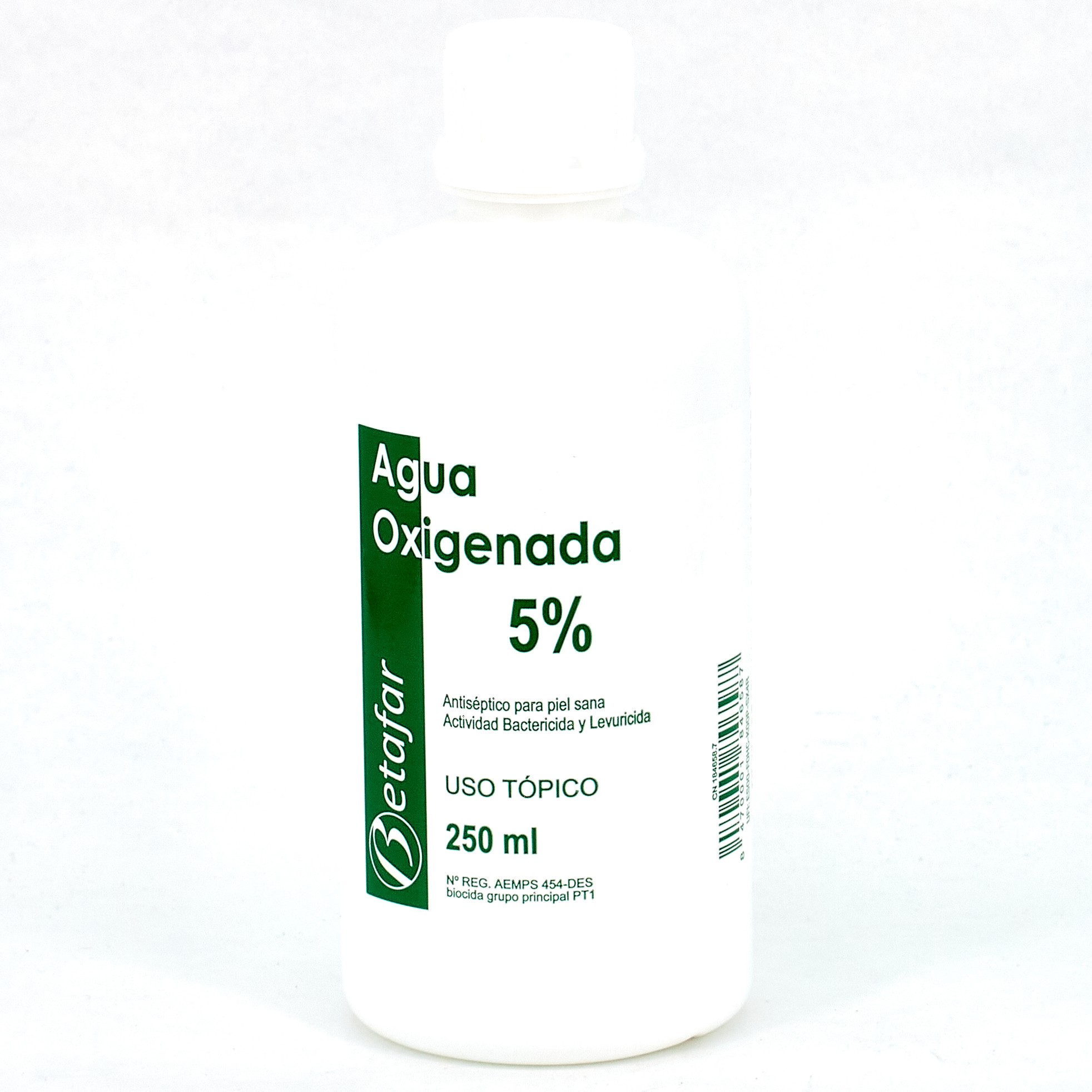 Peróxido de Hidrogênio Betafar 5%, 250ml.