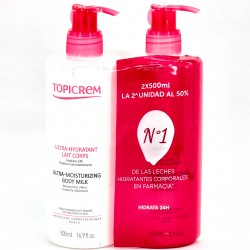 Topicrem Ultra-hidratante DUPLO, 2x500ml.