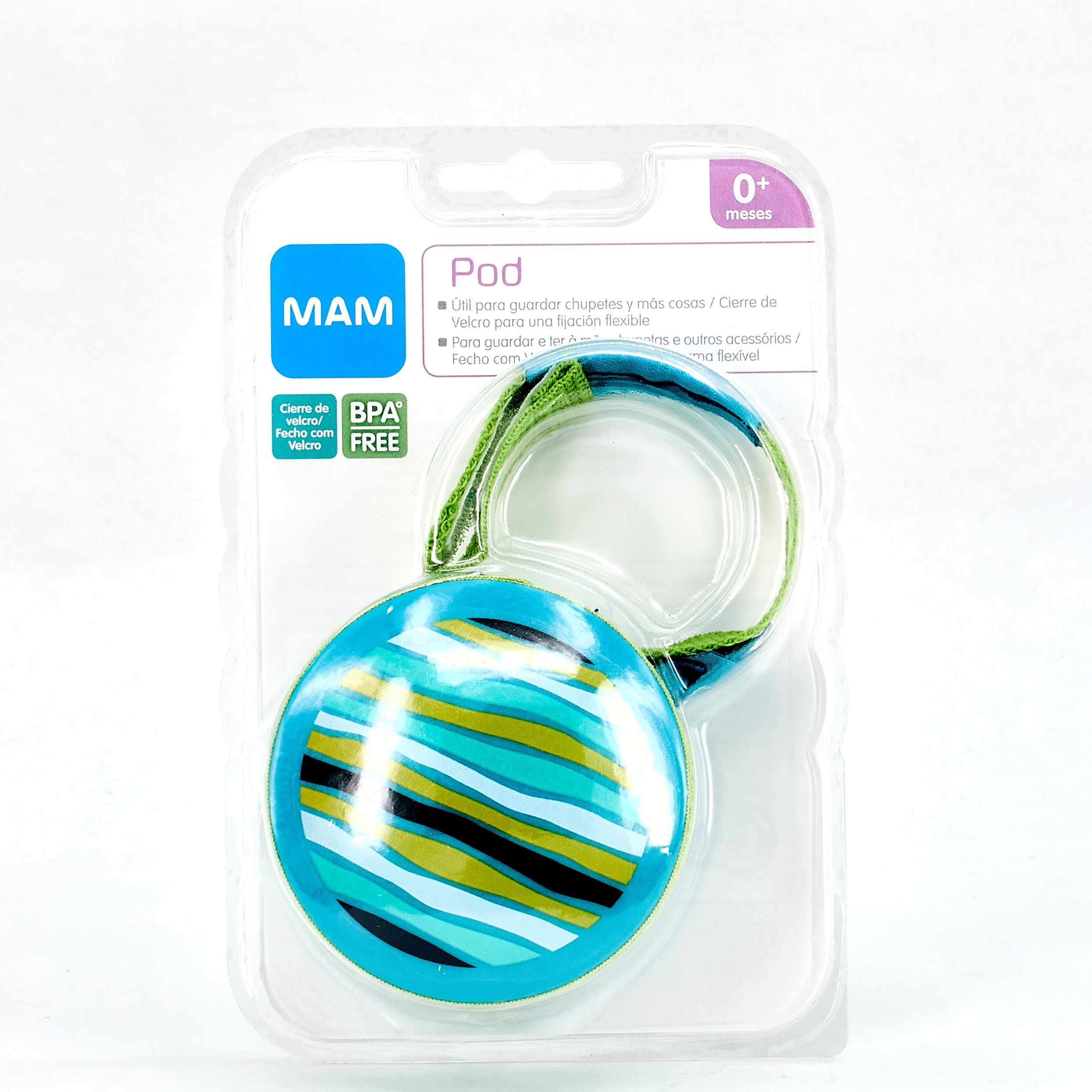 Caixa de Suporte para Chupeta MAM Pod, 2 unidades.