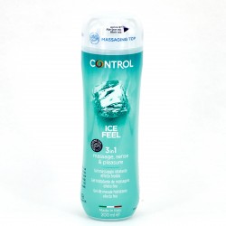 Control Ice Feel Gel de Massagem, 200 ml