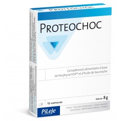 Pileje Proteochoc, 12 cápsulas.