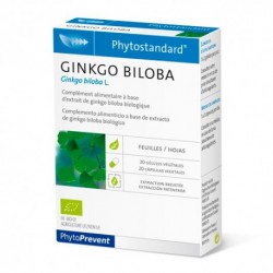 Pileje Gingko, 20 cápsulas.