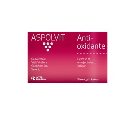 Antioxidante Aspolvit, 30 cápsulas