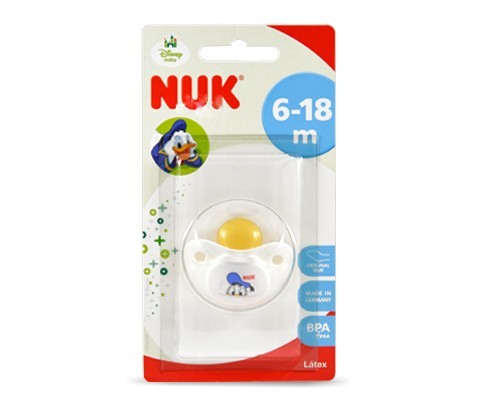Chupeta de látex NUK T2 Donald.