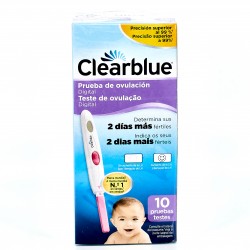 Teste de Ovulação Digital Clearblue, 10 bastões.