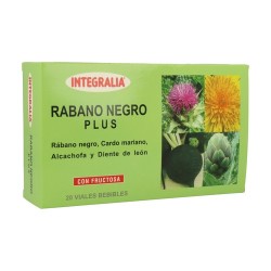 Integralia Rábano Negro Plus, 20 frascos.
