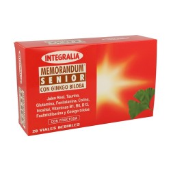Integralia Memorandum Senior com Integralia Ginkgo Biloba, 20 frascos.