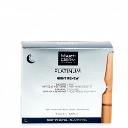 Martiderm Platimun Night Renew (alfa-peeling), 10 ampolas.