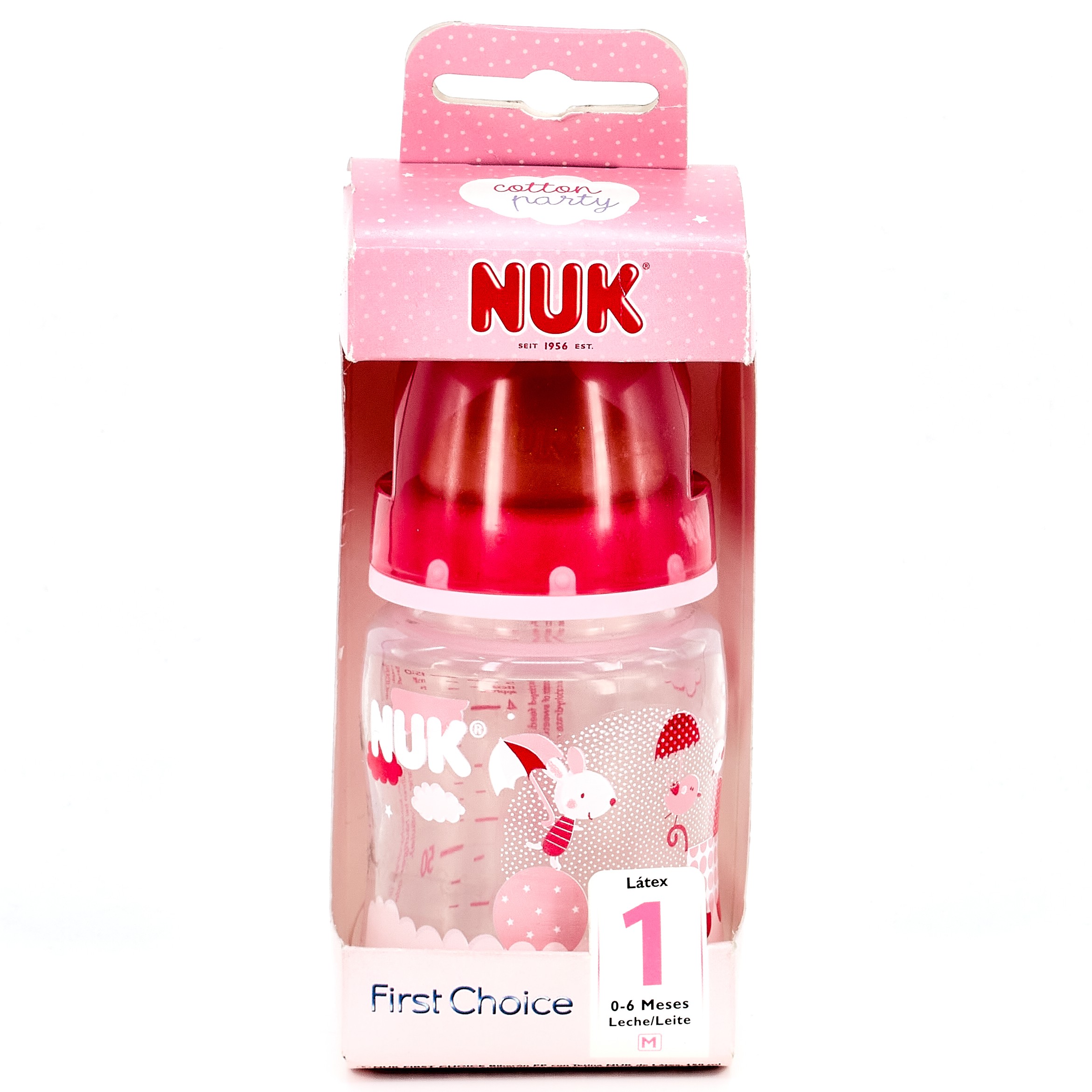 NUK First Choice Garrafa de látex, 150ml.