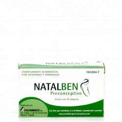 Natalben Anticoncepcional, 30 cápsulas