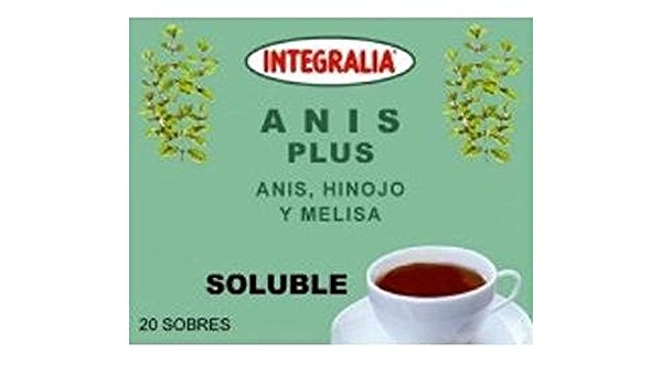 Integralia anis mais solúvel, 20 sóbrios.