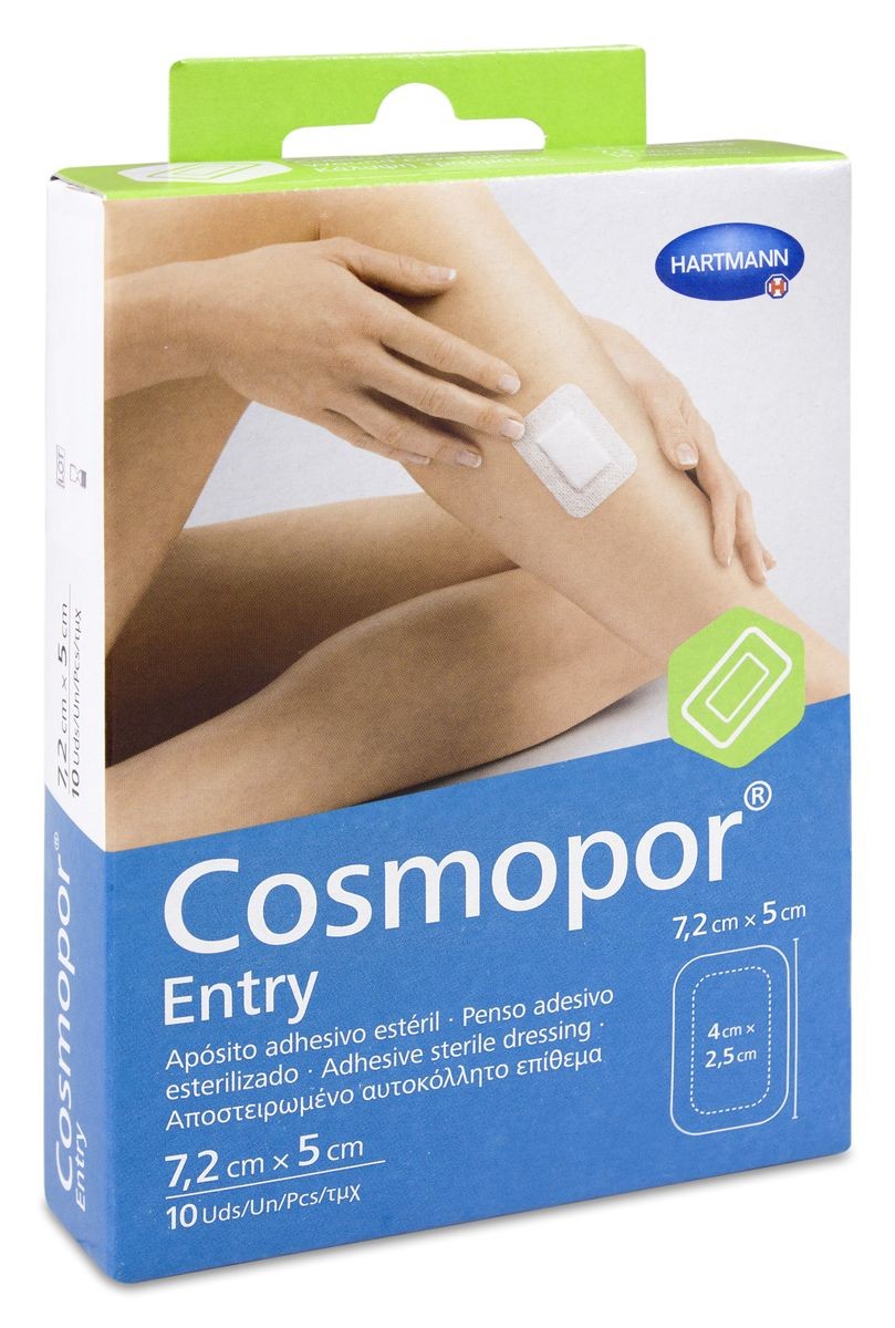 Cosmopor Entrada Estéril Dressing 7.2x5 cm, 10 pcs.