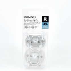 Chupetas Suavinex Silicone Fisiológico SX Pro +18m, 2 unid.