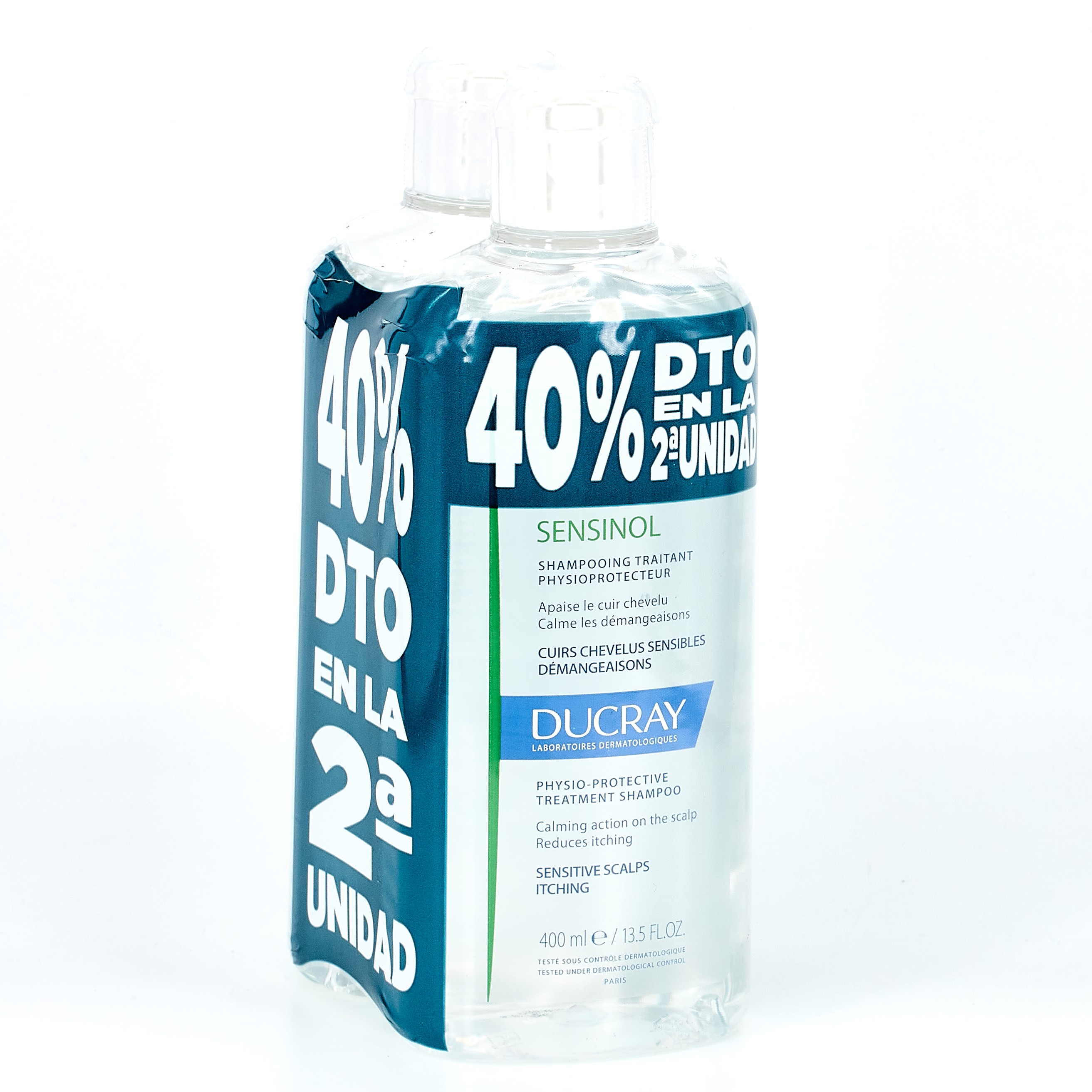 Shampoo Ducray Sensinol DUPLO, 2x400ml.
