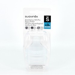 Suavinex Fisiológico Silicone Teat Médio Fluxo, 2 unid.