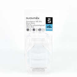Suavinex Fisiológico Silicone Teat Slow Flow, 2 unid.