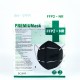 FFP2 Máscara Preta, 1Pc.