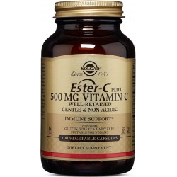 Solgar Ester-C mais vitamina C 500 mg, 100 cápsulas