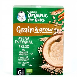 Gerber BIO Aveia & Trigo, 250g.