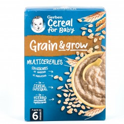 Gerber Multigrain 0% Açúcares, 270g.
