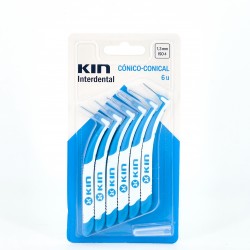 Escova interdental cônica Kin, 6Pcs.