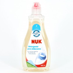 e Frascos de Detergente Nuk, 500ml.
