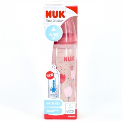 NUK Mamadeira de silicone 6-18 m XL Wide, 360ml.